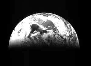 Rosetta's view of Earth on March 5th, 2005 Image: ESA/Rosetta/NAVCAM – CC BY-SA IGO 3.0